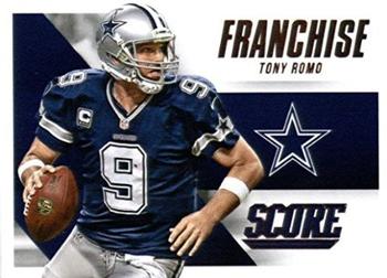 Tony Romo Dallas Cowboys 2015 Panini Score NFL Franchise #5